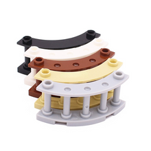 10pcs 30056 Fence 4x4x2 Quarter Round Spindled with 2 Studs