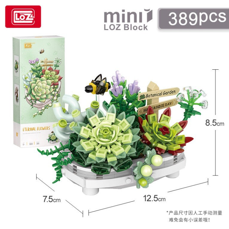 389PCS+LOZ 1660 1661 Potted Series (mini bricks) – Joy Bricks
