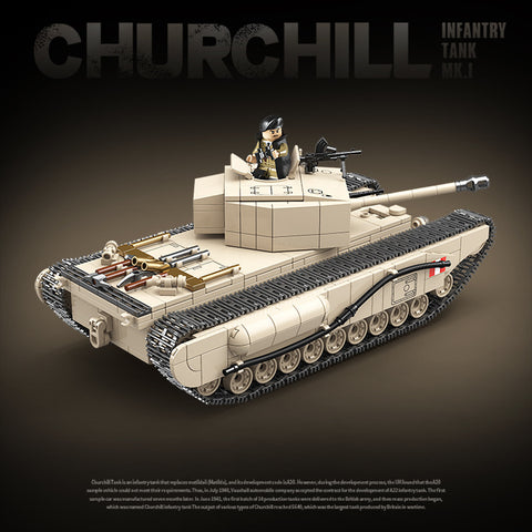 1031 PCS QG100238 QUANGUAN Churchill Infantry Tank MK.I