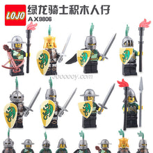 LOJO  AX9806 Green Dragon Knight Minifigure