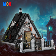 (Gobricks version) 1522PCS Halloween A Letter House