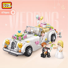 676PCS LOZ1119 Wedding Car Mini Bricks MINI Bricks