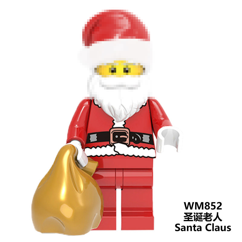 WM6076 Christmas minifigures
