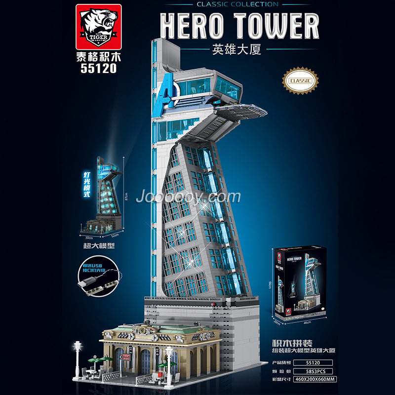 5883PCS 55120 Avengers Tower