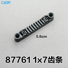 10pcs Cada 3743 87761 6630 64781 Technic Gear Rack 1x4 1x7 1x8 1x13 with Axle and Pin Holes