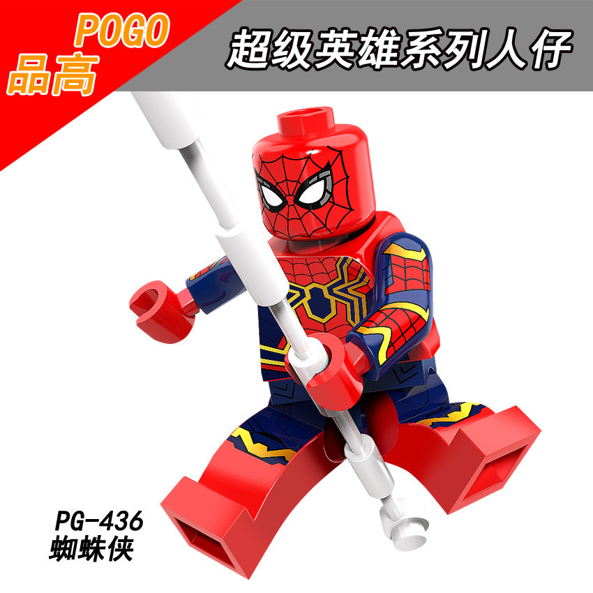 PG8109 Superhero Superman Groot Rob Spiderman minifigures