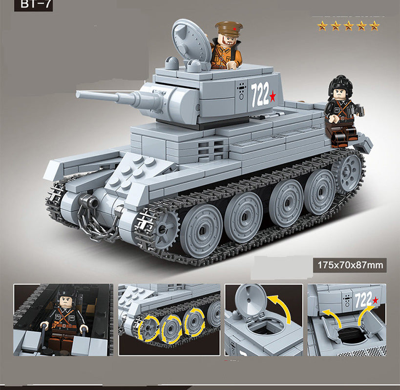 462PCS QUANGUAN 100084 Soviet Union BT-7 – Joy Bricks