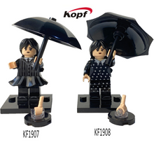 KF1907 KF1908 Wednesday Adams Minifigures