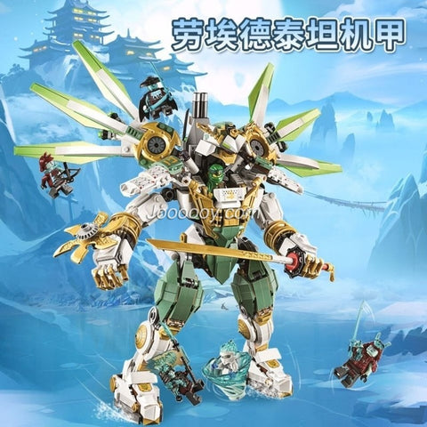 876pcs Phantom Ninja Lloyd Titan Warrior Mech  70676 4020