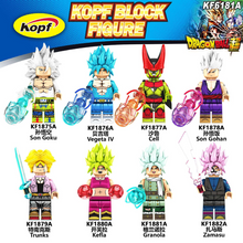 KF6181A, KF6182A Seven Dragon Ball Sun Goku Vegeta Minifigures