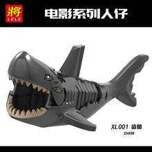 XL001 XL014-018 movie series shark minifigures