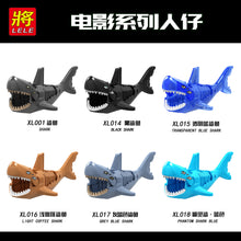 XL001 XL014-018 movie series shark minifigures