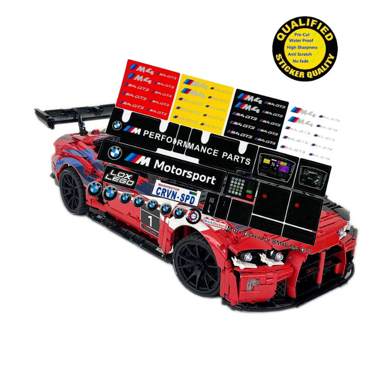 LEGO BMW Racing Car. MOC Building Instructions 
