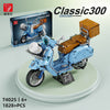 1828PCS TGL T4025A T4025B VESPA 300 Motorcycle