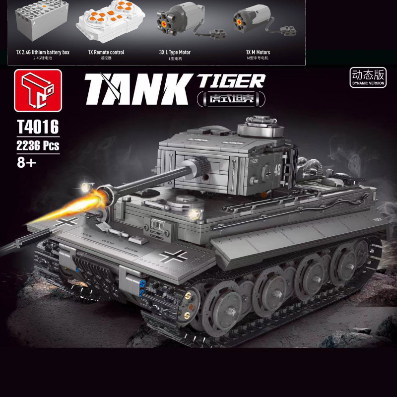 2236PCS TGL T4016 Tiger Tank(Dynamic)