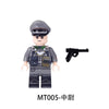 MT001-007 World war ii military Minifigures