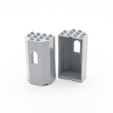 4pcs Panel 3x4x6 Turret Wall with Window 30246