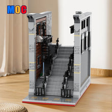 (Gobricks version) 800pcs+ MOC DC Movie Joker Scene Architecture