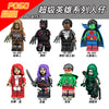 PG8153 Superhero Series Scarecrow Black Panther Martian Minifigures