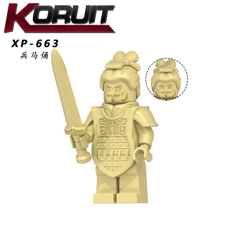 KT1089 Terracotta Warriors Minifigures