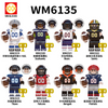 WM6135 Football Series Chicago Bears Seattle Seahawks Minifigures