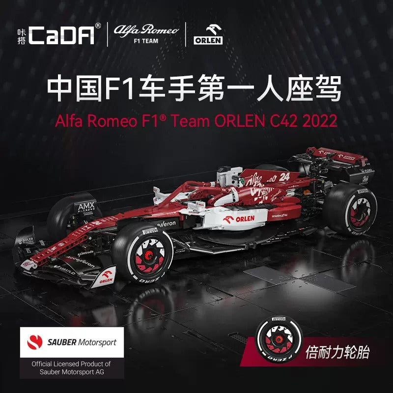 1868pcs CADA C64005 Alfa Romeo F1 Team ORLEN C42 2022 – Joy Bricks