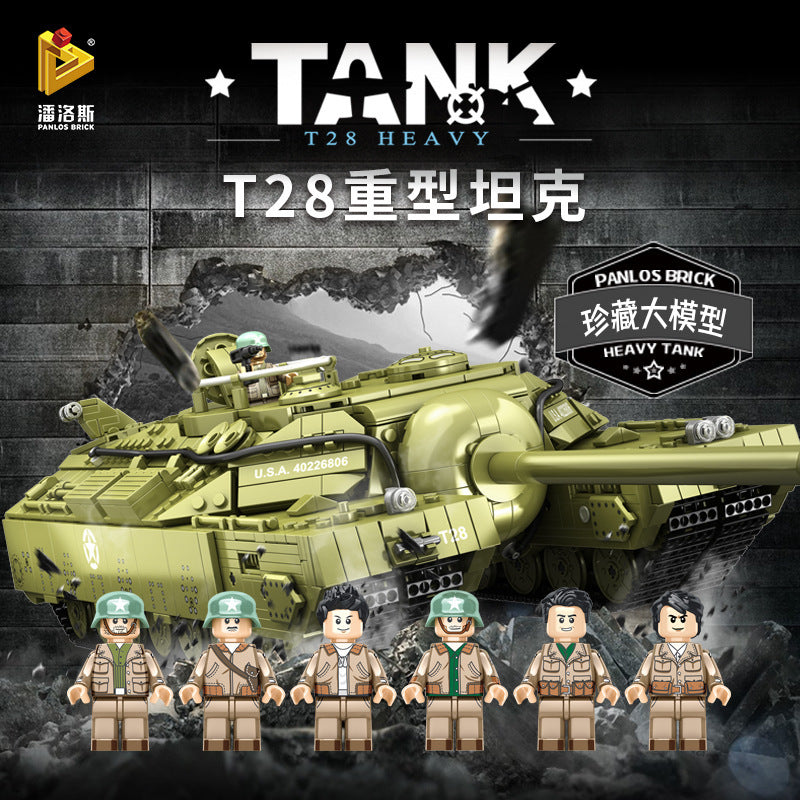 2986 PCS PANLOS 628010 T28 Heavy Tank – Joy Bricks