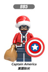 X0222 superhero Christmas Series Iron Man Wolverine Deadpool minifigures