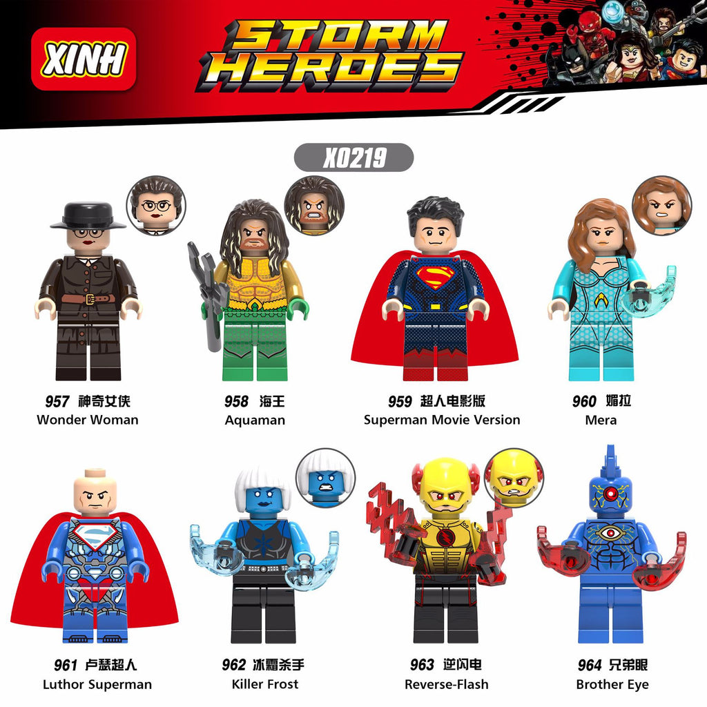 X0219 Superhero Series Minifigures