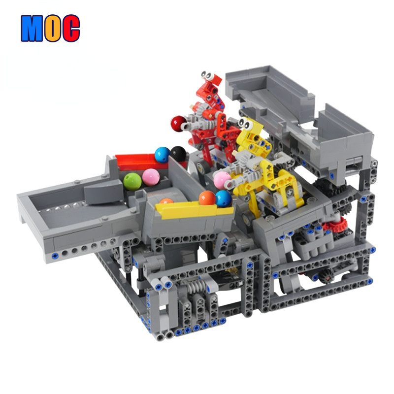 1207PCS MOC GBC module: Catch and Spin Robots