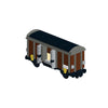 347PCS MOC-8433 4-Wheel Box Wagon Train Cabin