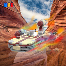 300pcs MOC-41385 Luke's X-34 SoroSuub Landspeeder