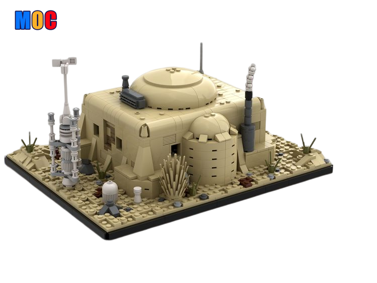 LEGO MOC Tatooine Secret Base by Andymity