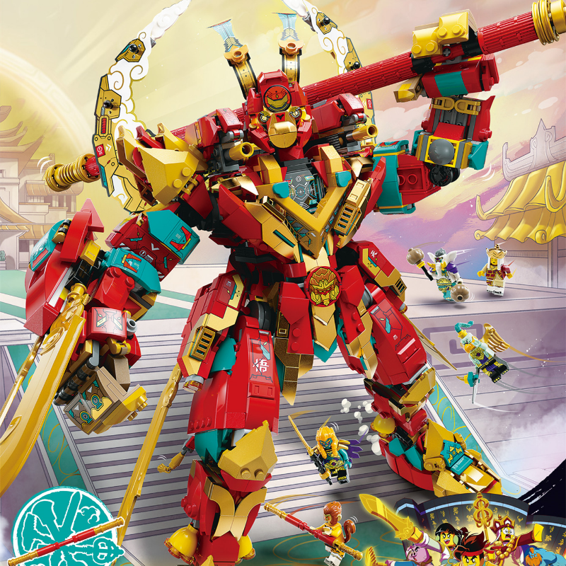 1705PCS 86995 Monkey King Ultra Mech Joy Bricks