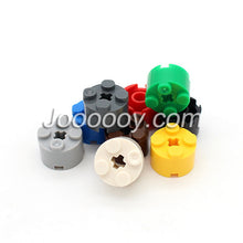 10pcs 2*2 round bricks with axle hole MOC bricks 3941