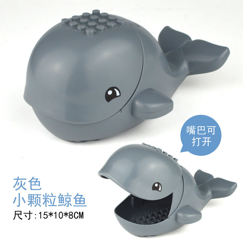 Animal world building blocks whale – Joy Bricks