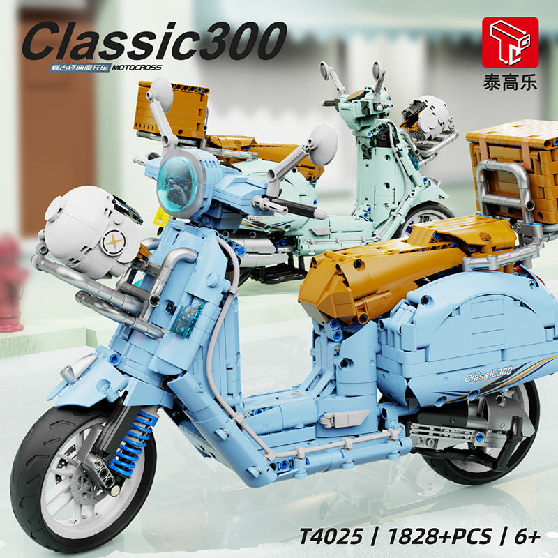 1828PCS TGL T4025A T4025B VESPA 300 Motorcycle