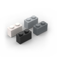 20pcs 1*2 fluted bricks MOC Bricks 2877