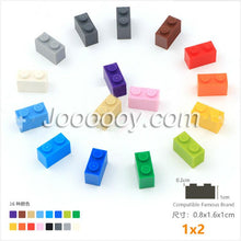 20 pcs 1*2 bricks MOC bricks 3004