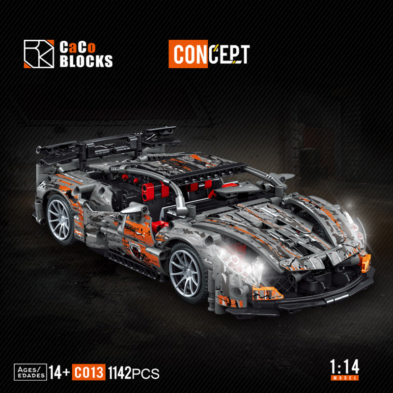 1142PCS Caco C013 McLaren Roadster Super Car 1:14