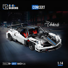 1443PCS Caco C017 Pagani Roadster Super Car 1:14