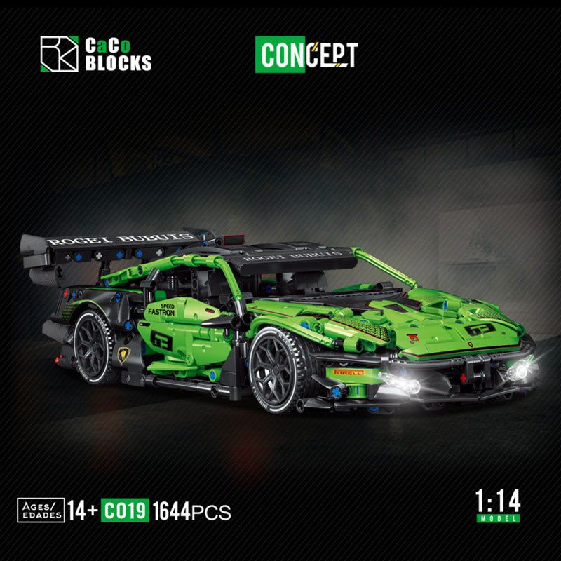 1644PCS C019 Caco Lamborghini Roadster Super Car 1:14