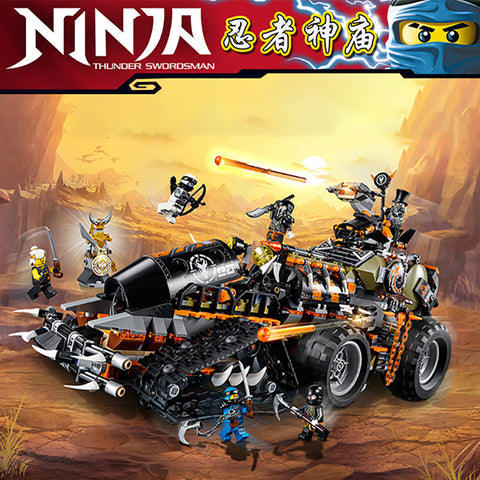 1179pcs Ninja City A19037 Dieselnaut 70654