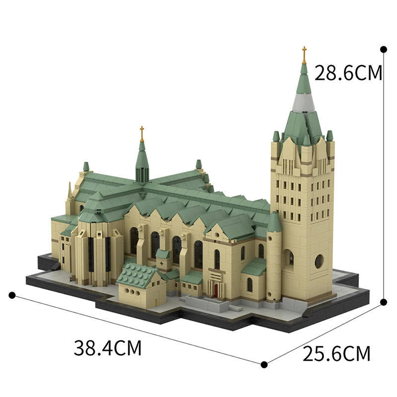 3164PCS MOC-54159 Paderborn Cathedral