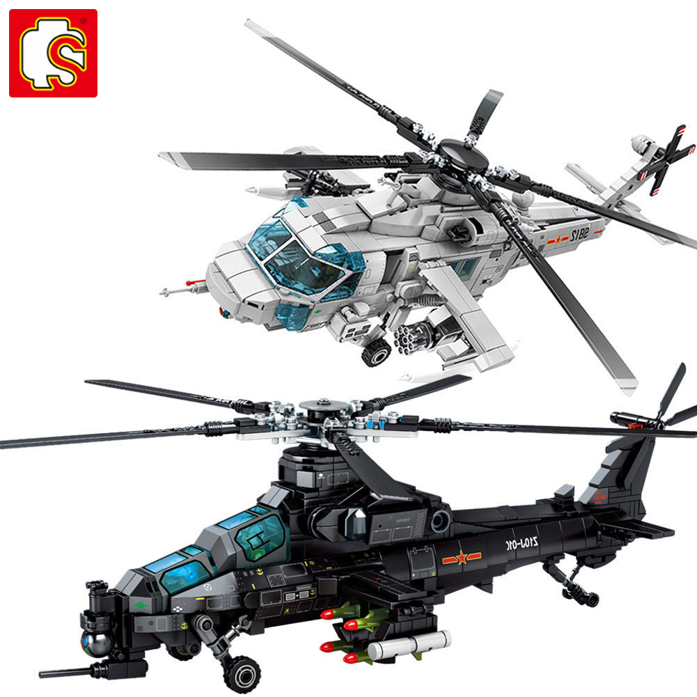 SEMBO Military Aircraft  Attack Helicopter Fighter