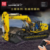 1828PCS Mould King 17032 High-tech Car App Motorized Excavator