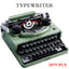 2079PCS 66886 Retro Typewriter