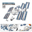 864 pcs 60004 International Space Station