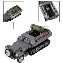 MOC WW2 German SDKFZ.251 armored vehicle