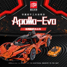 3785pcs 43100 Apollo supercar EVO 1:8